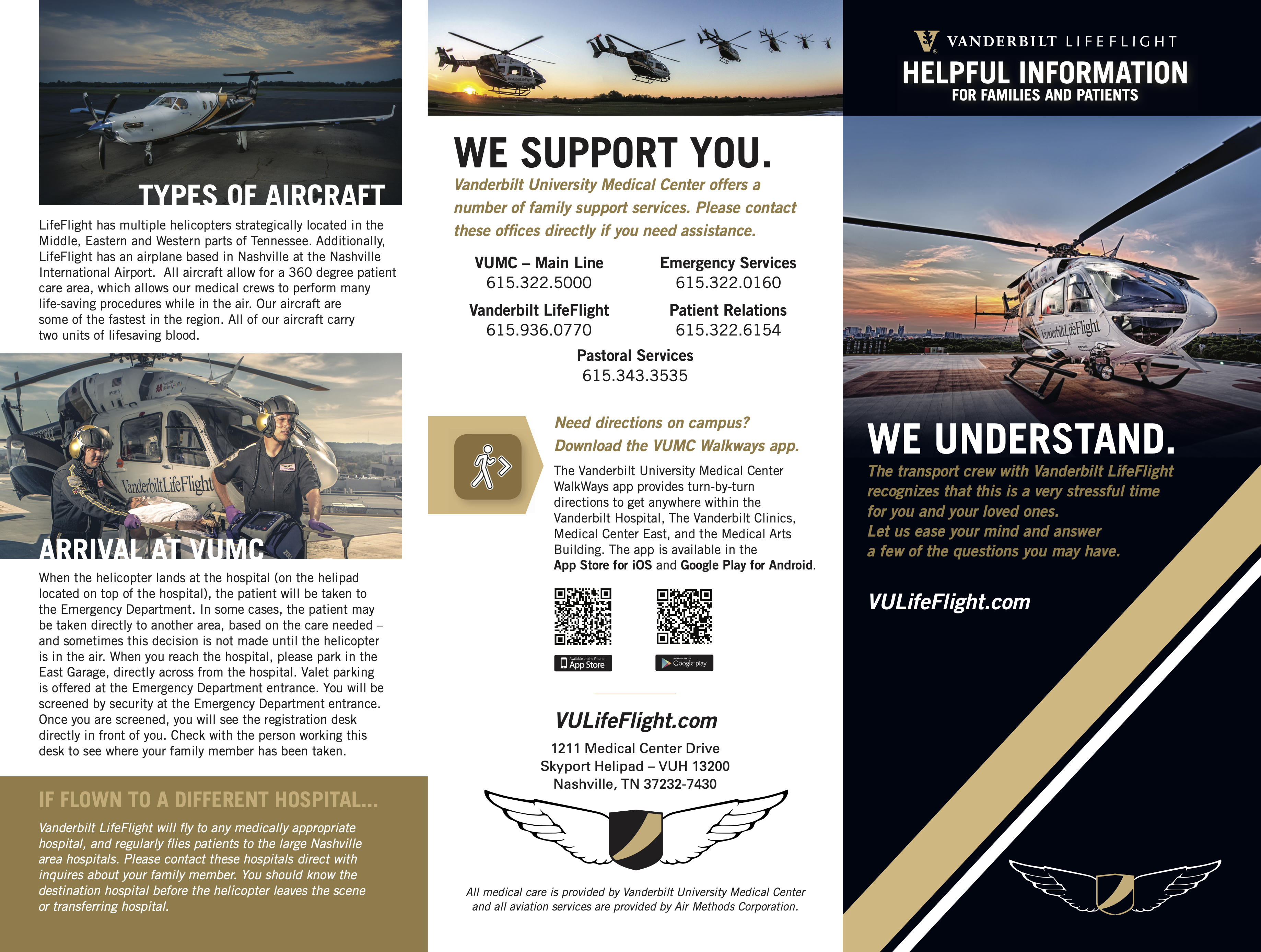 LifeFlight Patient Information Brochure